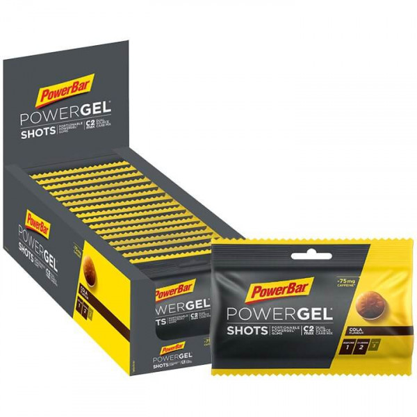 Powergel Shots cola (met coffeïne) 16 stuks/doos Powergel Shots cola (met coffeïne) 16 stuks/doos