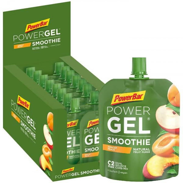 Powergel Smoothie Apricot Peach 16 stuks/doos Powergel Smoothie Apricot Peach 16 stuks/doos