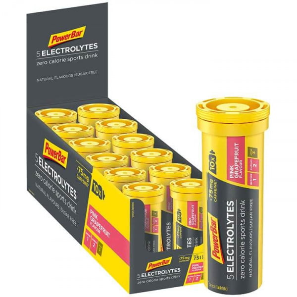 Bruistabletten 5Electrolytes Pink Grapefruit + coffeïne Bruistabletten 5Electrolytes Pink Grapefruit + coffeïne