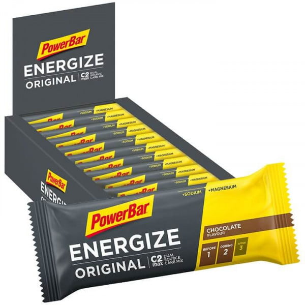 Barre énergétique Energize Original Chocolate 25 pièces/boîte Barre énergétique Energize Original Chocolate 25 pièces/boîte