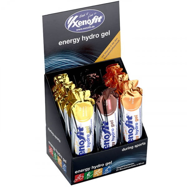 Boisson Hydro Gel Drink assortiment de 3 goûts, 21 pièces/carton Boisson Hydro Gel Drink assortiment de 3 goûts, 21 pièces/carton